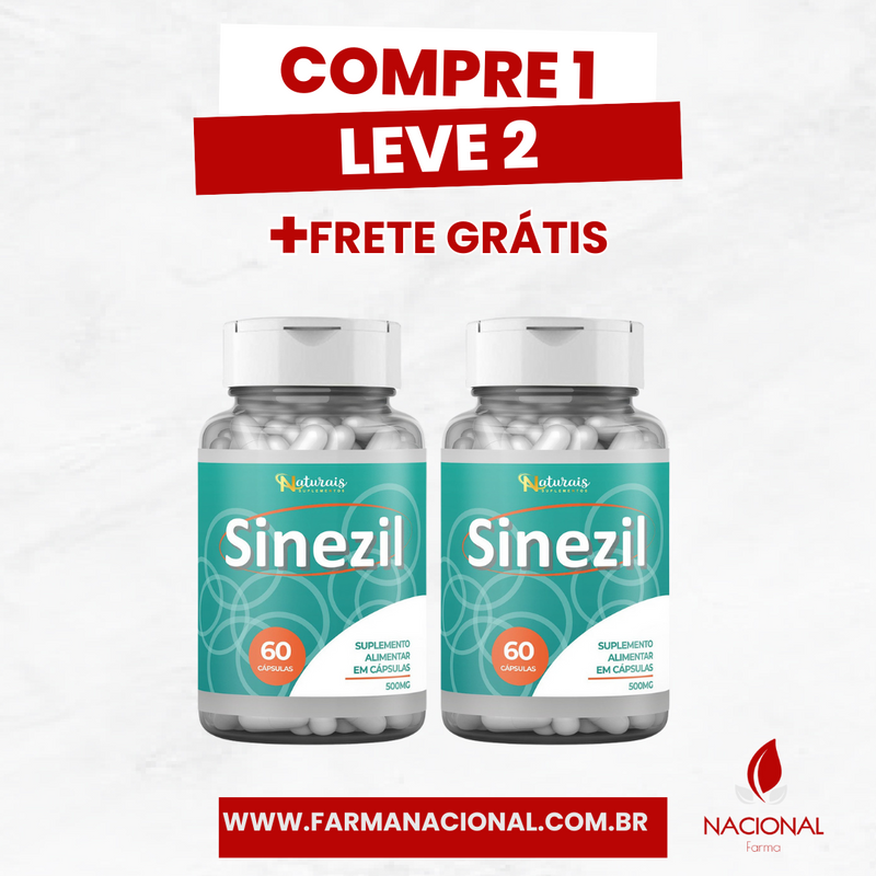Sinezil – Alívio Imediato da Sinusite e Rinite para Respirar Sem Sofrimento + Compre 1 Leve 2