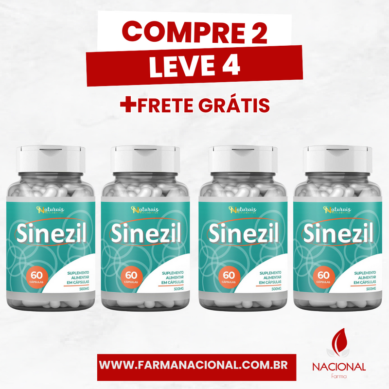 Sinezil – Alívio Imediato da Sinusite e Rinite para Respirar Sem Sofrimento + Compre 1 Leve 2