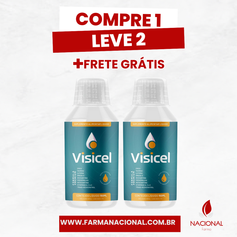 Visicel – Cuidado Completo para Seus Olhos + Compre 1 Leve 2