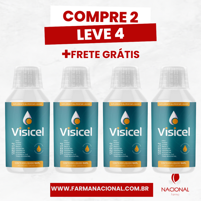 Visicel – Cuidado Completo para Seus Olhos + Compre 1 Leve 2