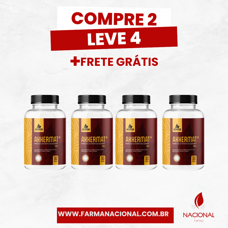 Akkermat - Emagreça Rápido com Eficiência - Compre 1 leve 2 + Frete Grátis