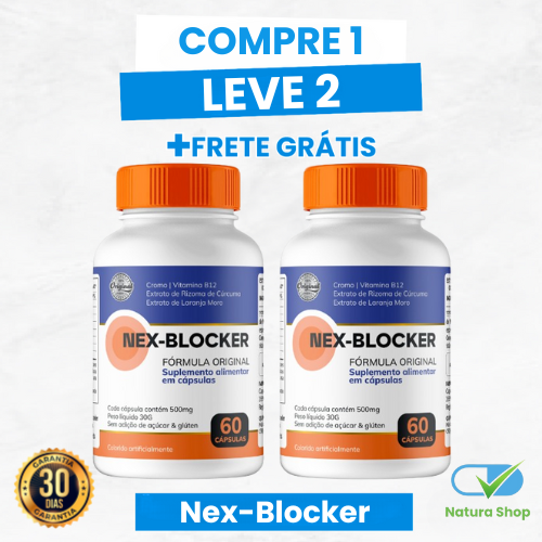 Nex‑Blocker - Alívio Natural de Dores Nervosas, Formigamento e Queimação + Frete Grátis