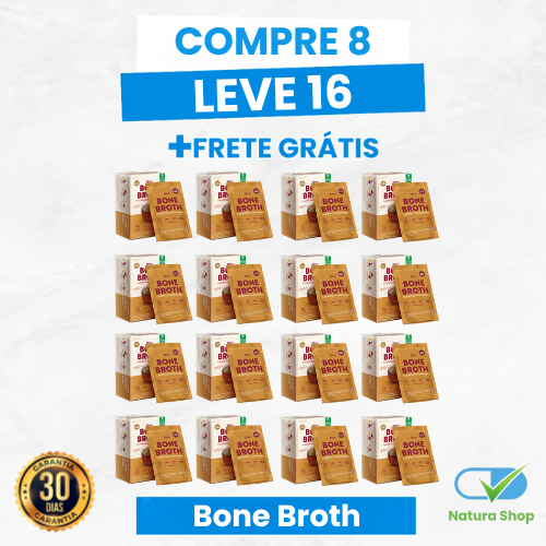 BONE BROTH - O AUTÊNTICO CALDO DE OSSOS - PROMOÇÃO OFICIAL + FRETE GRÁTIS