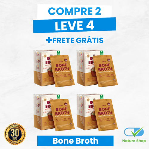 BONE BROTH - O AUTÊNTICO CALDO DE OSSOS - PROMOÇÃO OFICIAL + FRETE GRÁTIS