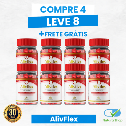 Alivflex - Suplemento Natural para Alívio de Dores Articulares + Frete Grátis