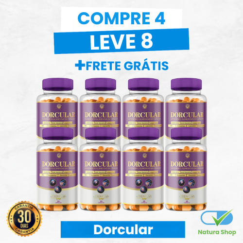 Dorcular - Suplemento Para Dores Articulares e Ósseas - 60 Cápsulas + Frete Grátis