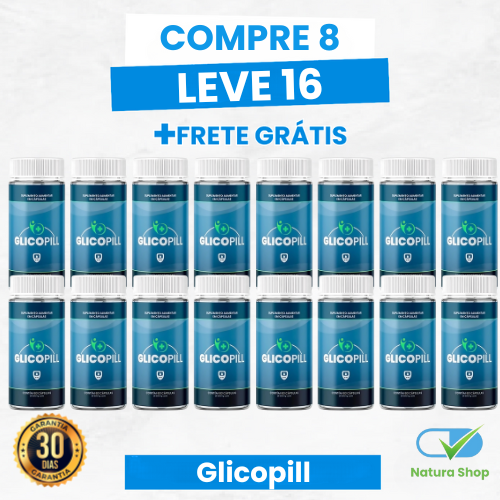 Glicopill - Controle Natural da Glicose e Equilíbrio Metabólico + Frete Grátis
