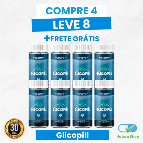 Glicopill - Controle Natural da Glicose e Equilíbrio Metabólico + Frete Grátis