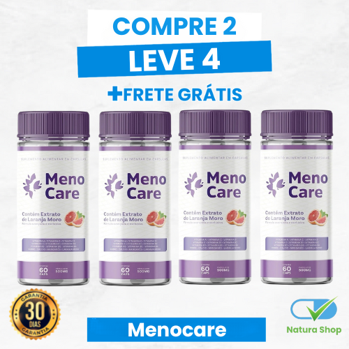 Menocare 60 Capsulas - Suporte Natural + Frete Grátis