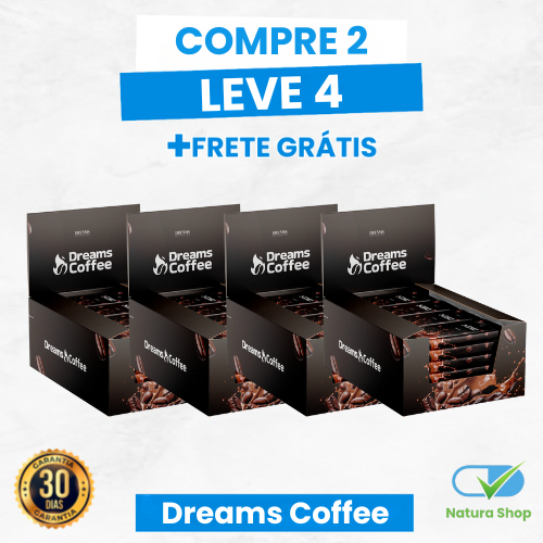 Dreams Coffee – Energia, Foco e Termogênese em uma Experiência Inovadora + Frete Grátis