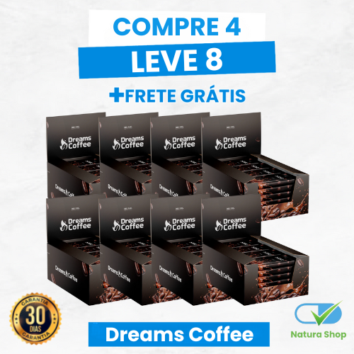 Dreams Coffee – Energia, Foco e Termogênese em uma Experiência Inovadora + Frete Grátis