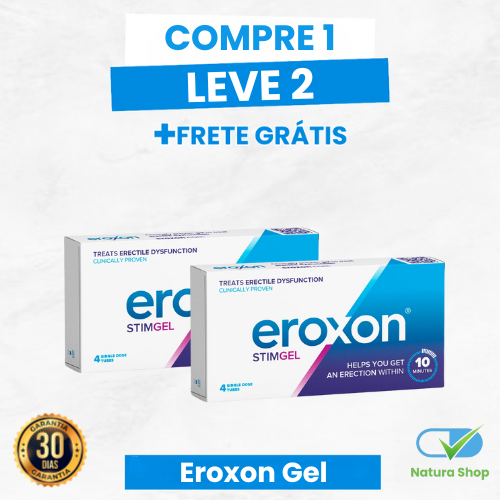 Eroxon Stimgel - Mais Performance, Controle e Tamanho - Compre 1 leve 2 + Frete Grátis