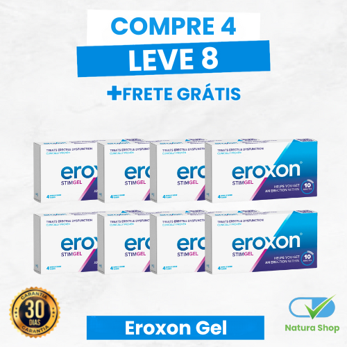 Eroxon Stimgel - Mais Performance, Controle e Tamanho - Compre 1 leve 2 + Frete Grátis