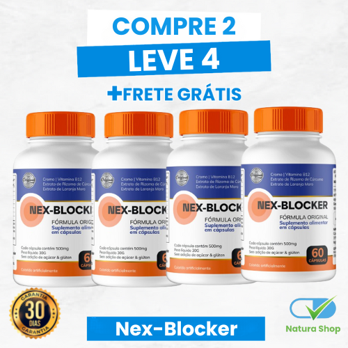 Nex‑Blocker - Alívio Natural de Dores Nervosas, Formigamento e Queimação + Frete Grátis