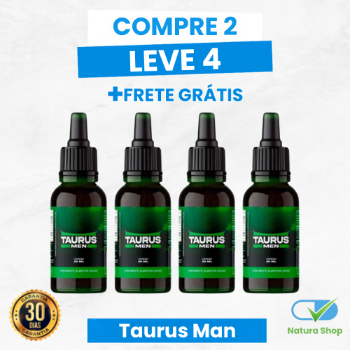 Taurus Men - Energia, Vitalidade e Performance Masculina + Frete Grátis