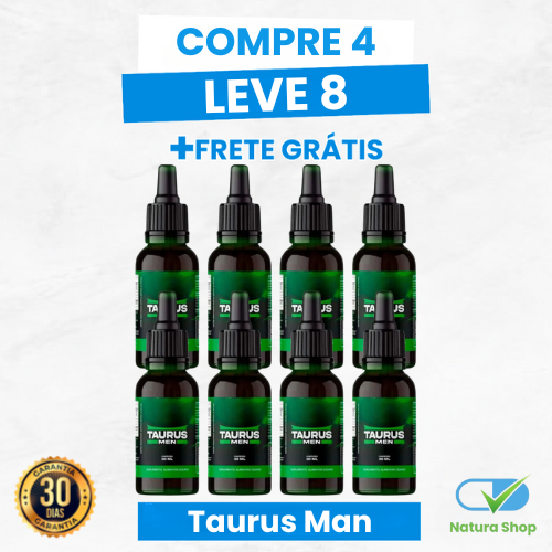Taurus Men - Energia, Vitalidade e Performance Masculina + Frete Grátis