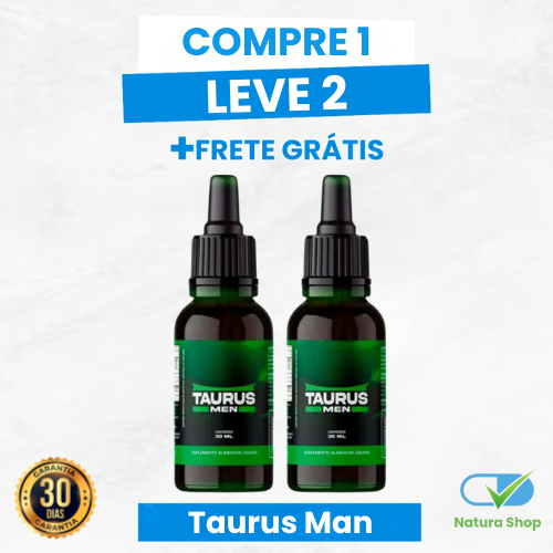 Taurus Men - Energia, Vitalidade e Performance Masculina + Frete Grátis