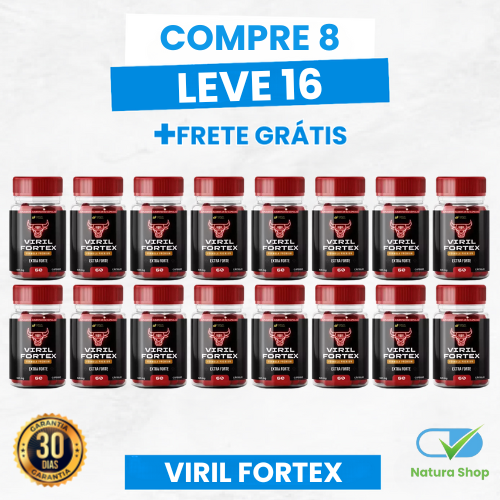 Viril Fortex Original - Virilidade e Potência - Promoção 50% OFF + Brinde