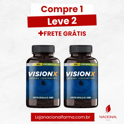 Vision X – Solução Eficiente e Segura Para Apoio à Saúde Ocular + Frete Grátis