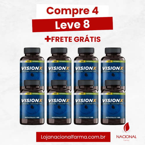 Vision X – Solução Eficiente e Segura Para Apoio à Saúde Ocular + Frete Grátis